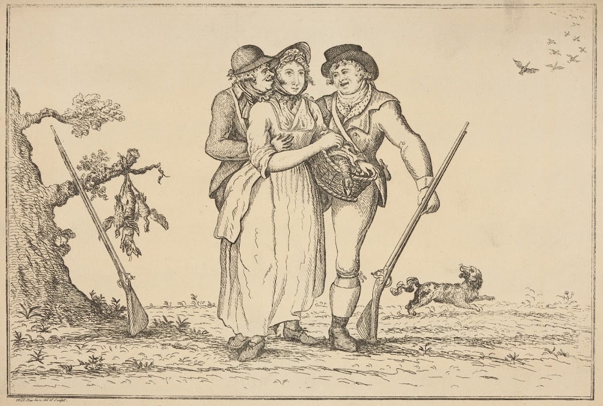 A goose between two foxes 1795