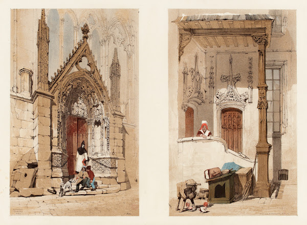 Porte Rouge Notre Dame Paris et rue des Marmousets Paris