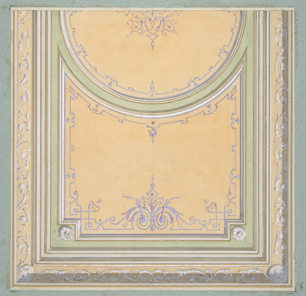 Design for the painted decoration of a ceiling 183097