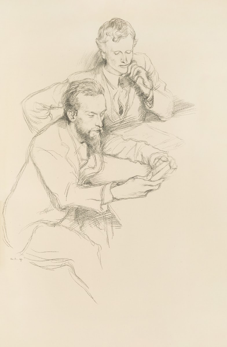 Mr C Ricketts and Mr C H Shannon 1898