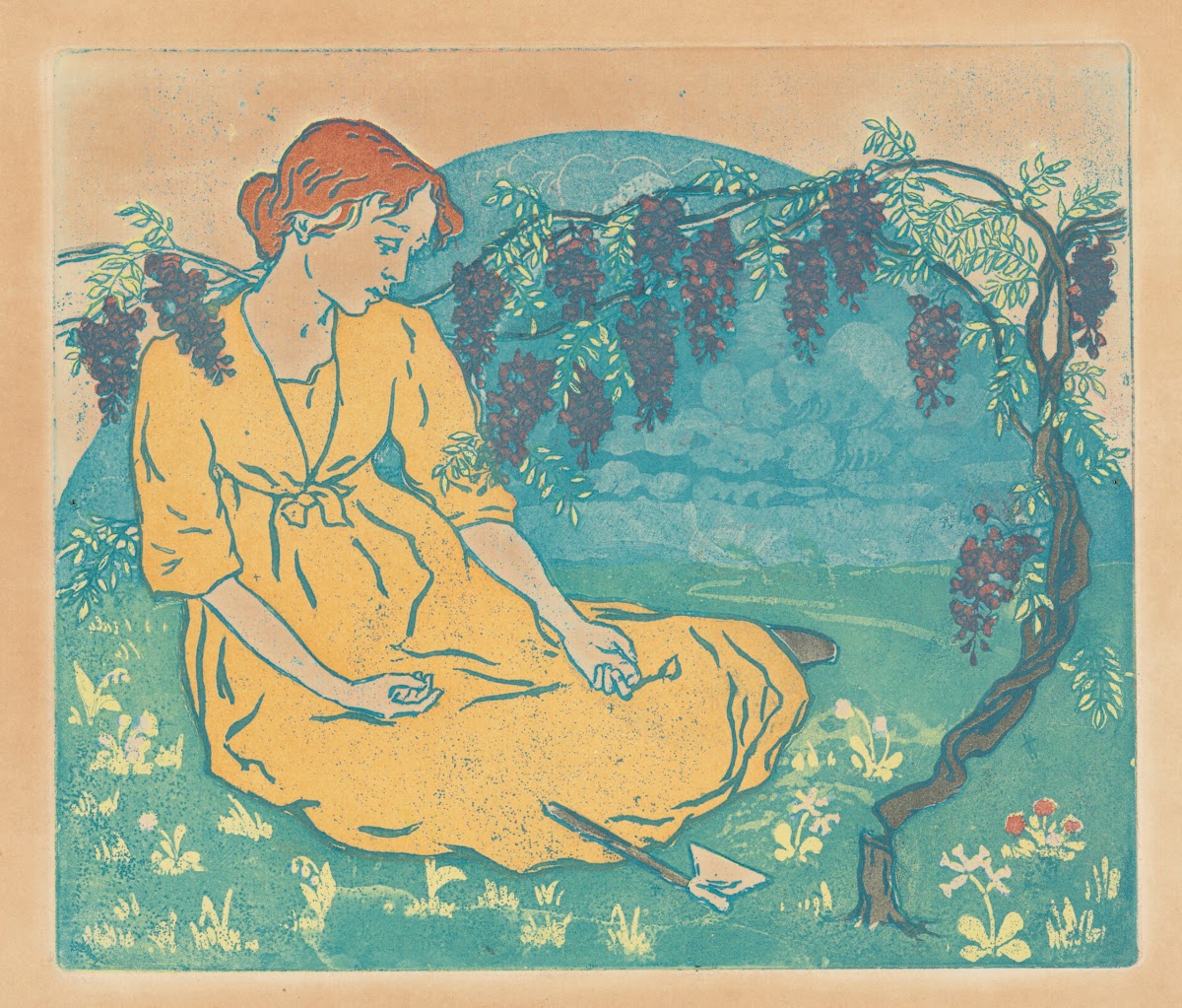 Girl in the garden 1889