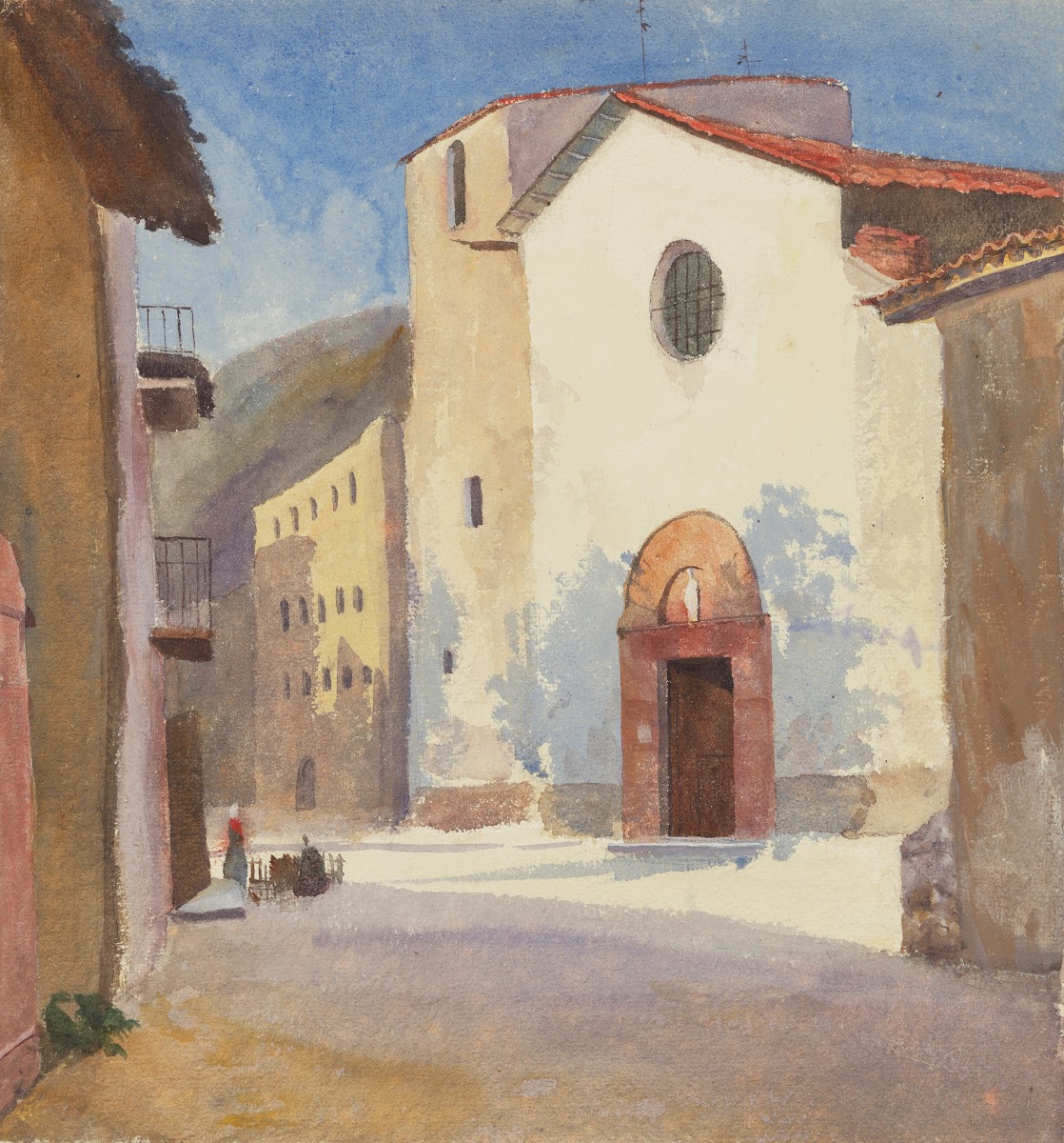 Church and Street Camprodon 1902