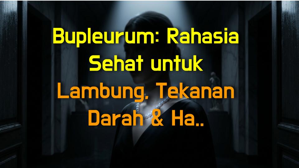 Bupleurum: Rahasia Sehat untuk Lambung, Tekanan Darah & Hati?