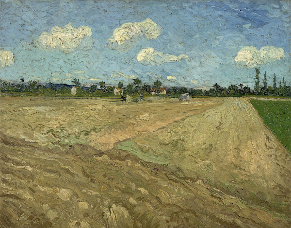 Ploughed fields The furrows 1888