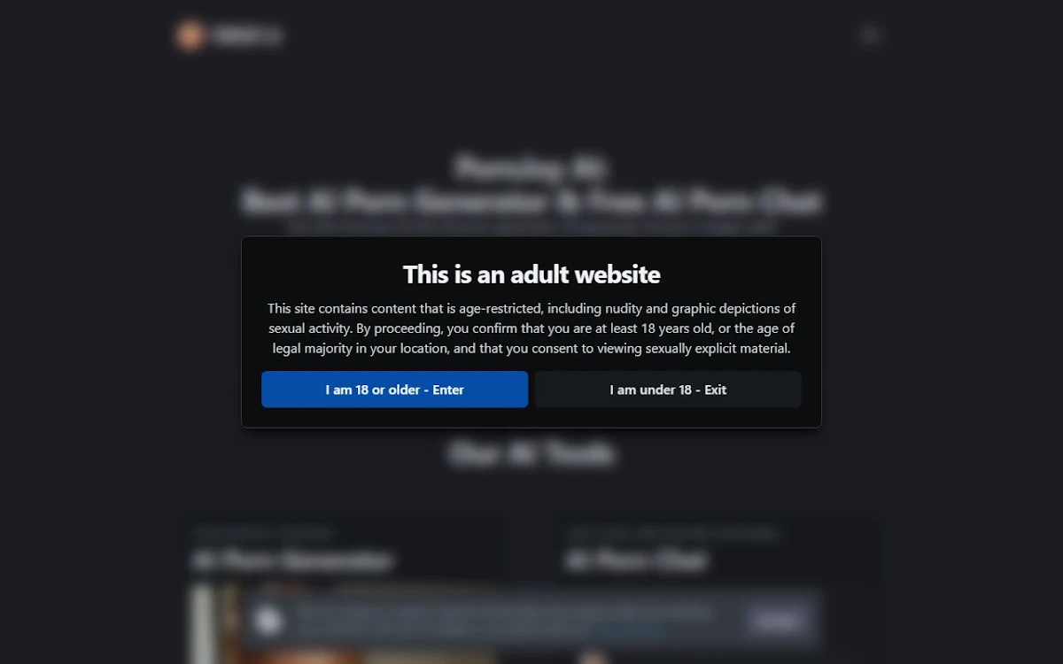 Captura de Pornjoy AI