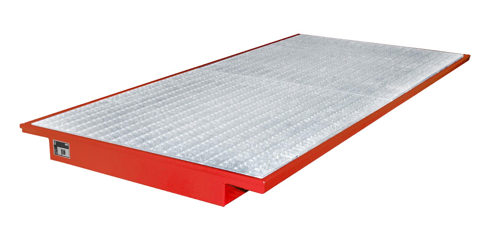 Hangende opvangbak EHW 2700, gelakt, Vuurrood