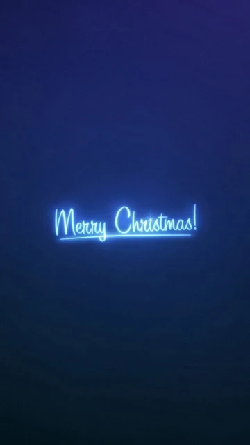 Merry Christmas Light Sign