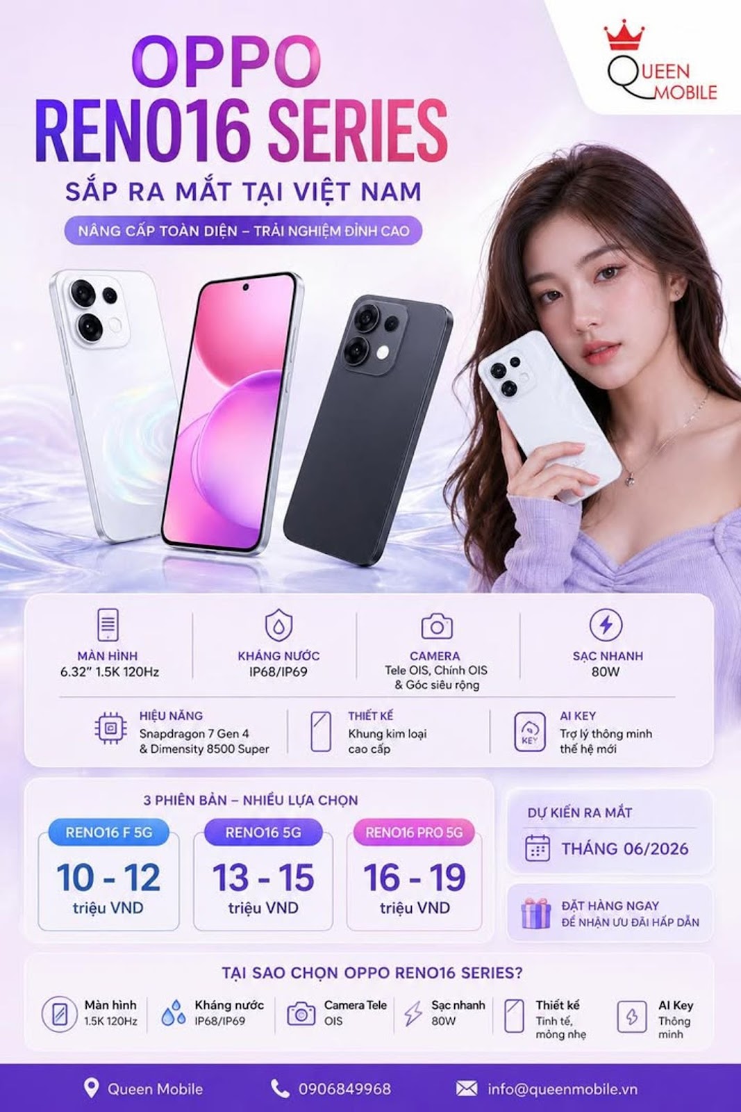 OPPO Reno16 Series Coming to Vietnam, Is It Enough to Put Pressure on Samsung Galaxy A56 and Xiaomi 15 Lite?