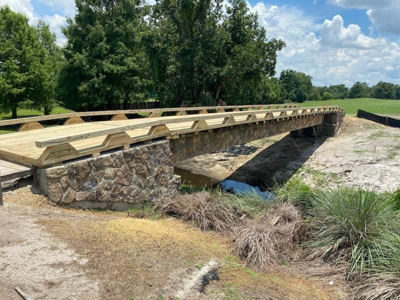Five ton limit golf course bridge