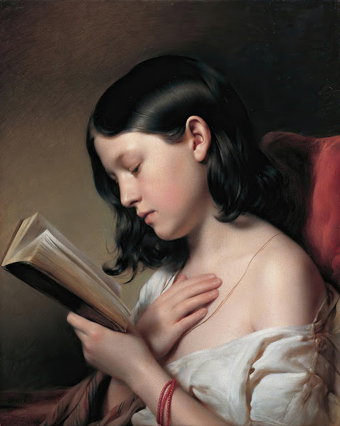 Lesendes Mädchen 1850