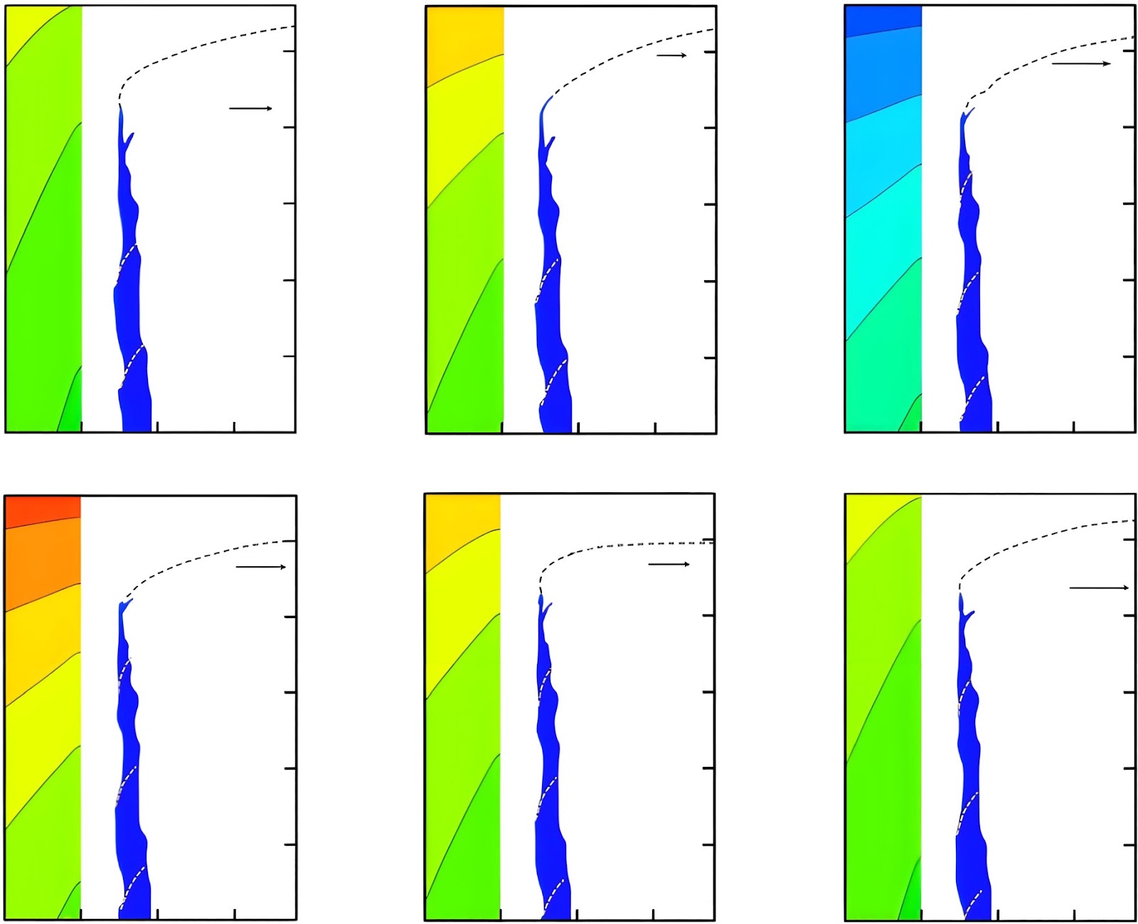 Hook formation and control mechanisms in continuously cast slabs of ultra-low carbon steel