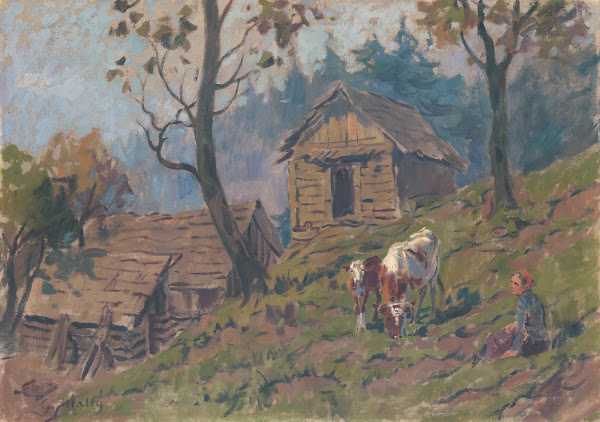 Near the Sheep Farm 1922