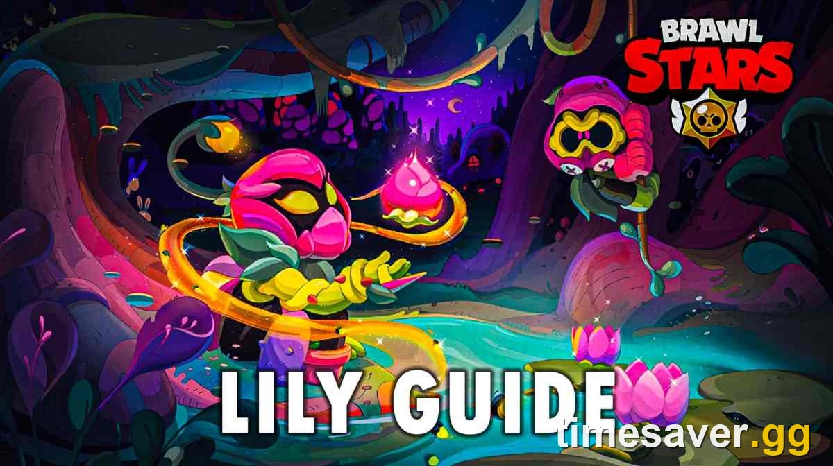 Lily, one of the best hider brawlers for Brawl Stars Hide & Seek thanks to her Vanish invisibility Super, official artwork September 2026