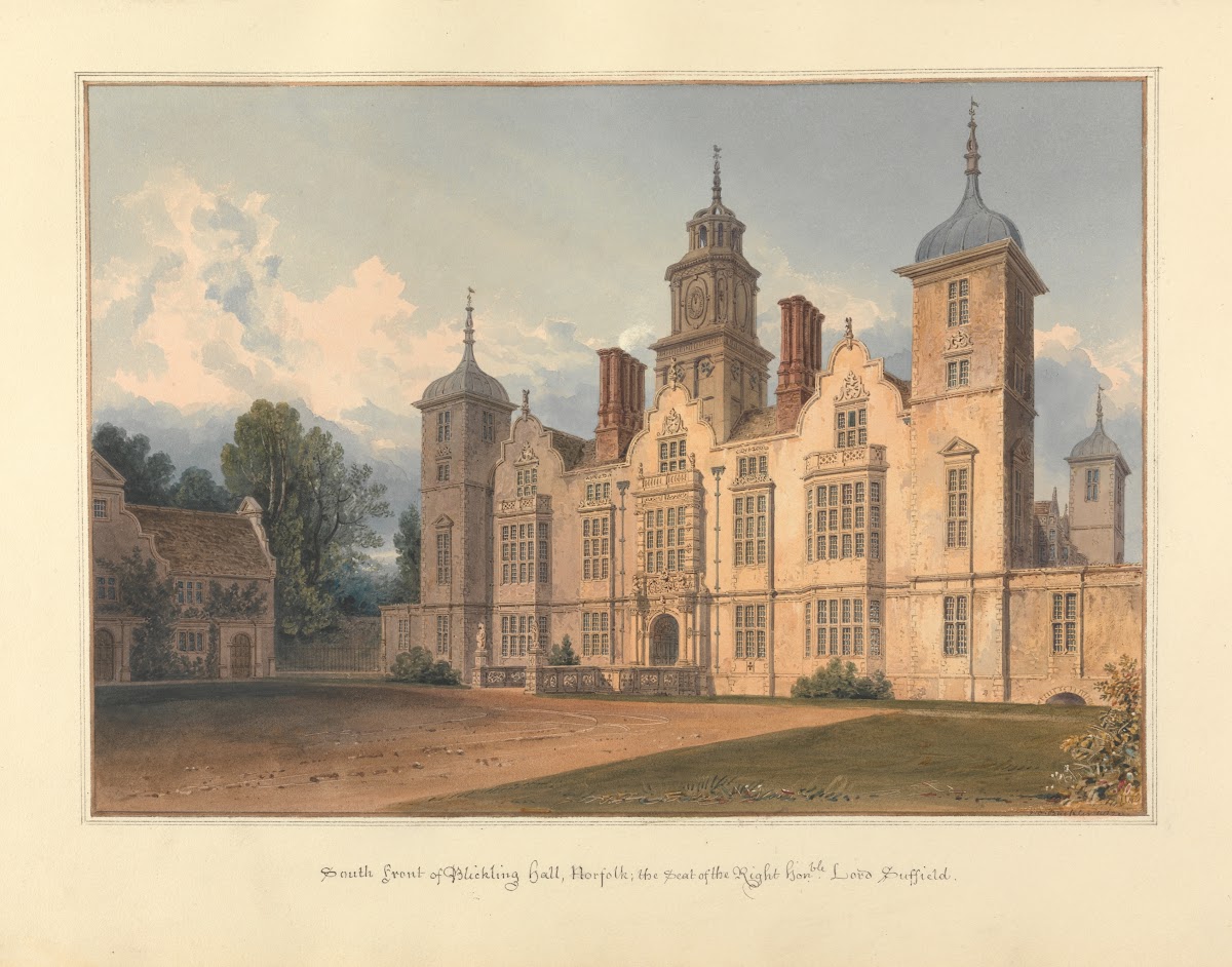 South Front of Blickling Hall Norfolk the Seat of the Right Honble Lord Suffield