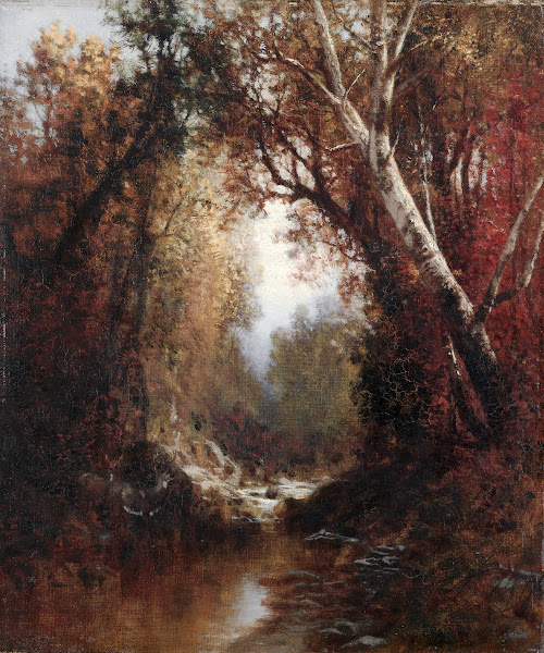 Autumn Scene in the Adirondacks 1877
