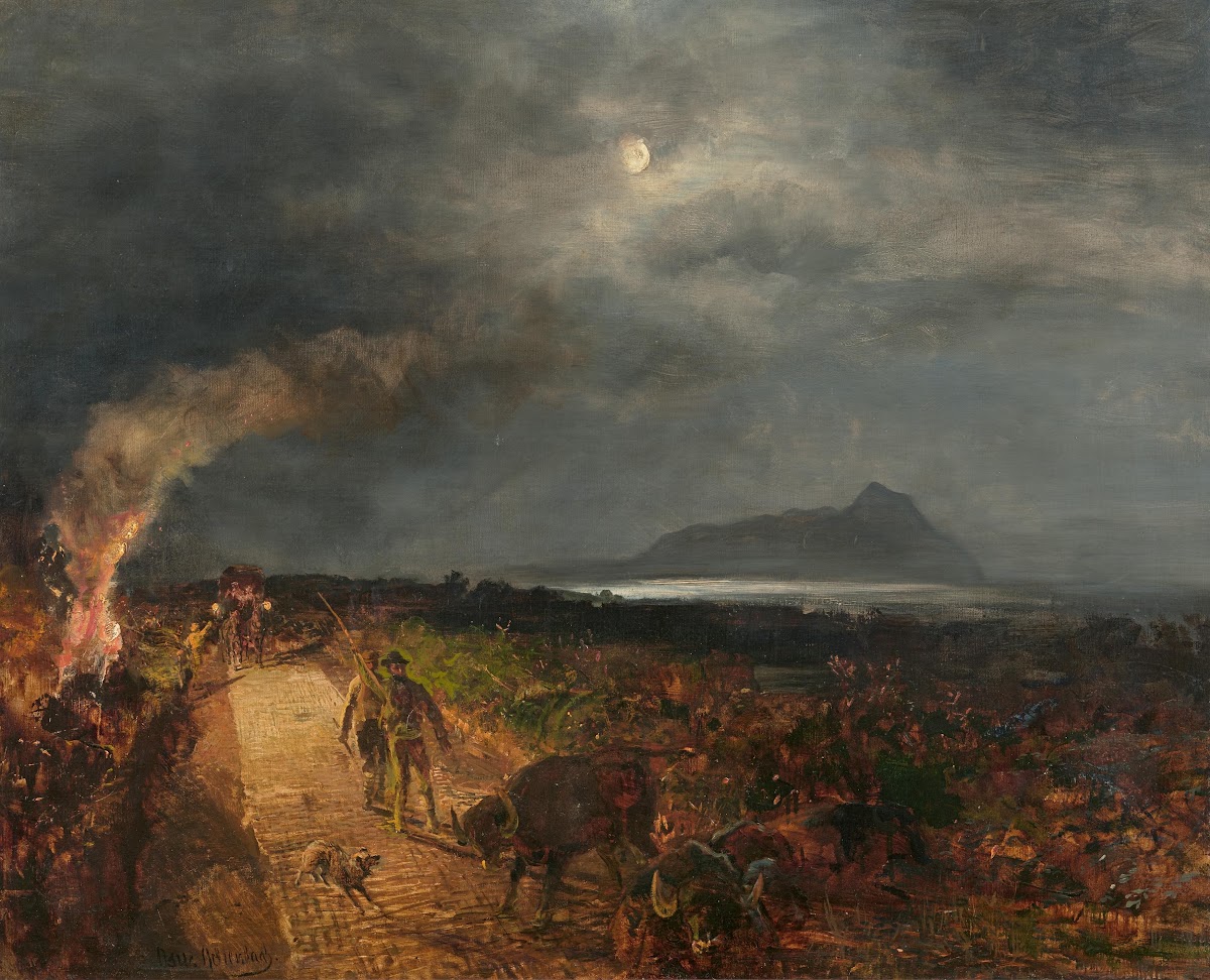 In the Pontine Marshes 19th century