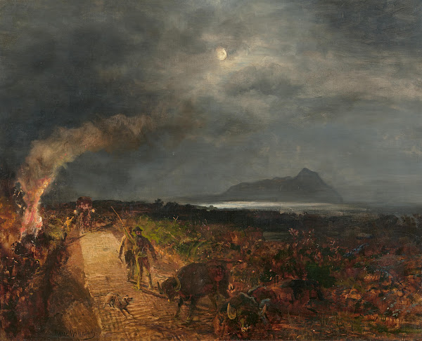 In the Pontine Marshes 19th century