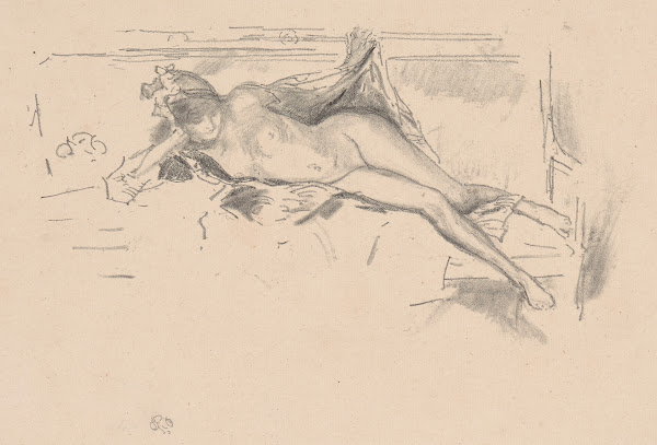 Nude Model Reclining 1893