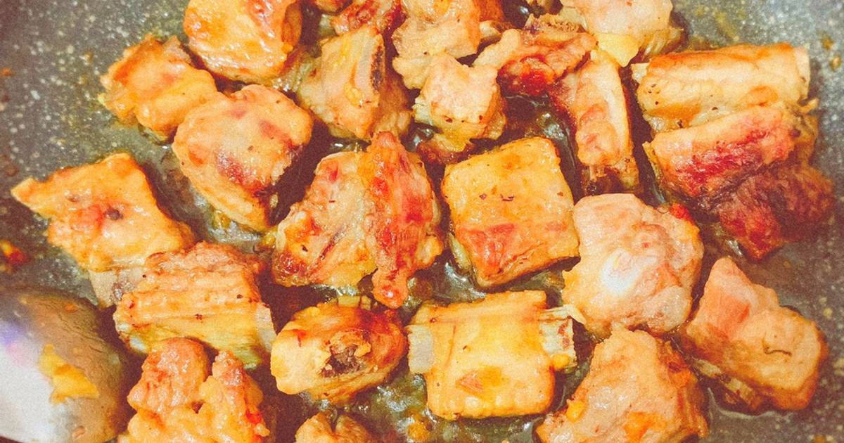 Sườn non ram mặn