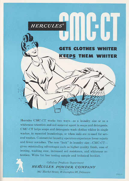 Hercules CMC CT Gets Clothes Whiter Keeps Them Whiter 1952