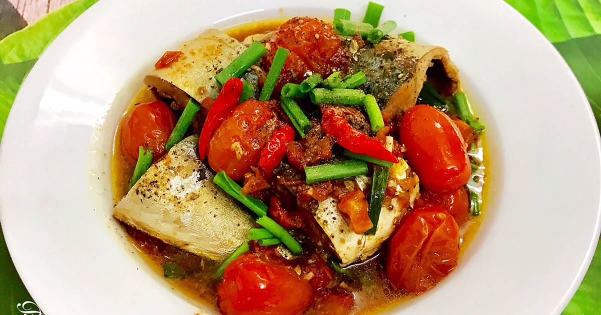 Cá Thu Nhật Kho Cà Chua Bi