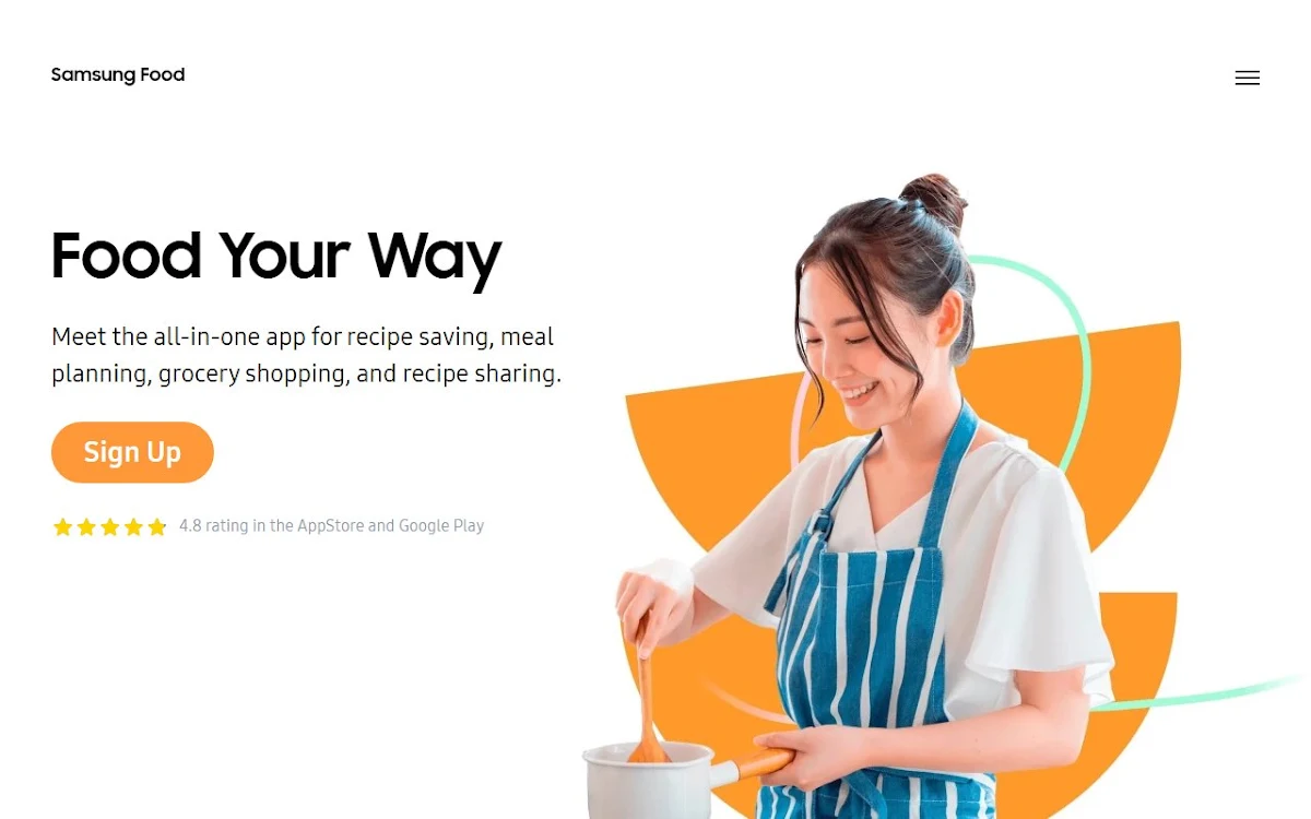 Captura de Samsung Food