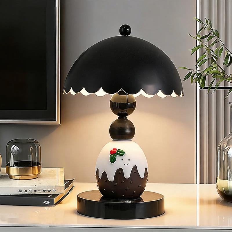 Ice Cream Cone Table Lamp Cartoon Design