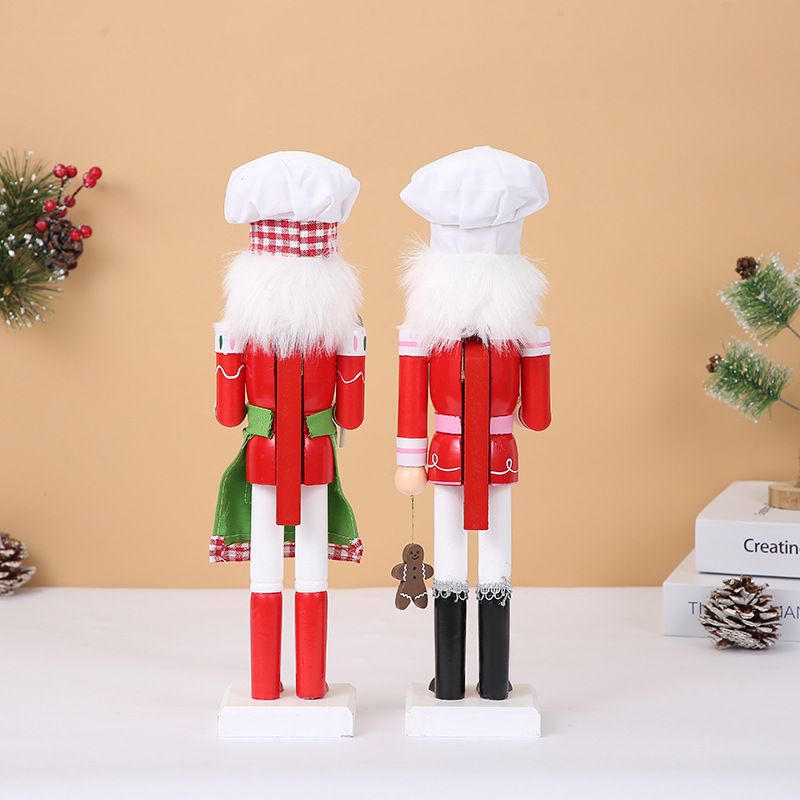 Wooden Nutcracker Set, 38 cm, 2-piece