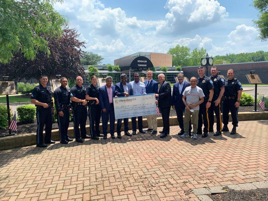 ITServe Alliance Philadelphia Chapter Donated $2000 to support the “Bucks County Heroes Scholarship Fund” as a part of our CSR Activity