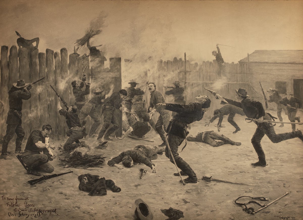 Defending the Stockade 1900