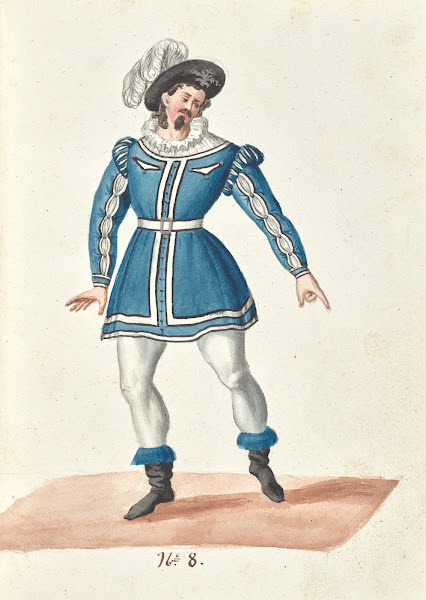 Costume designs for the ballet La Pastorella Svizzera Pl8 1839