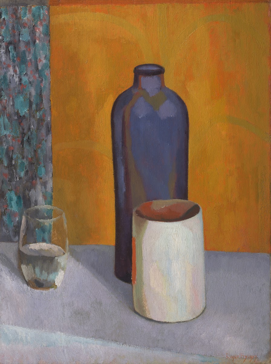 Still life with blue bottle 1917