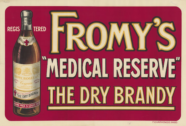 Fromys Medical Reserve The dry Brandy 1914