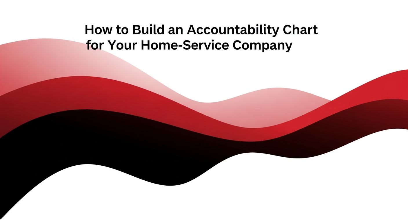 How to Build an Accountability Chart for Your Home-Service Company