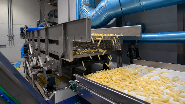 SANAM french fries line in operation