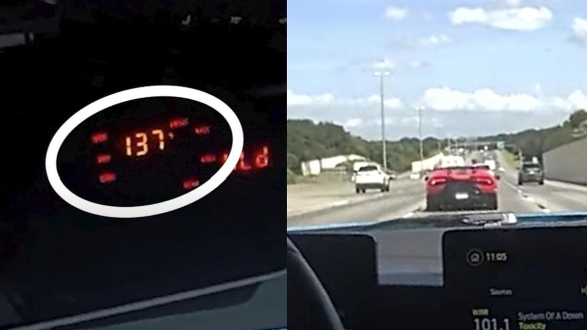 Bị phát hiện chạy 220 km/h, tài xế Lamborghini tẩu thoát bất thành vì tắc đường - Báo VietnamNet