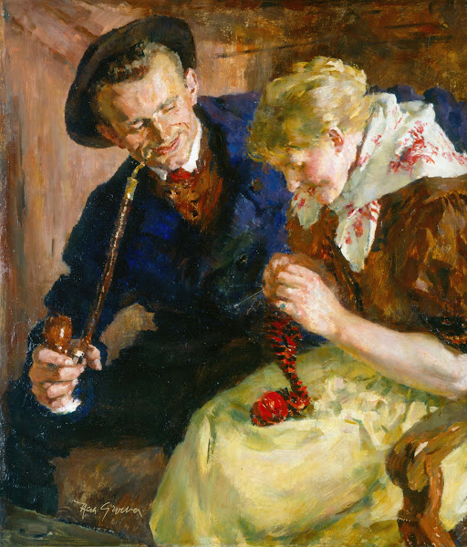 Junge Liebe circa 1920