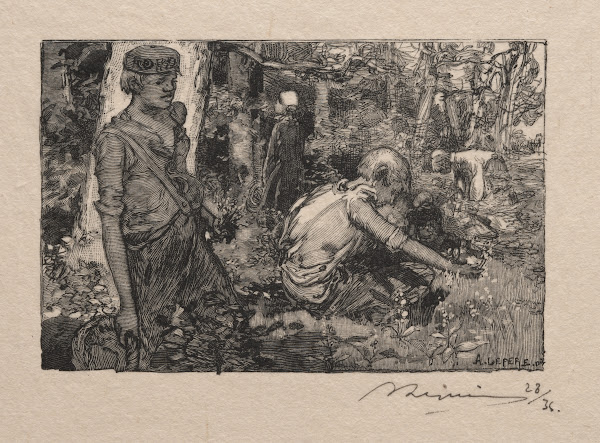 Cueillette du muguet 1890
