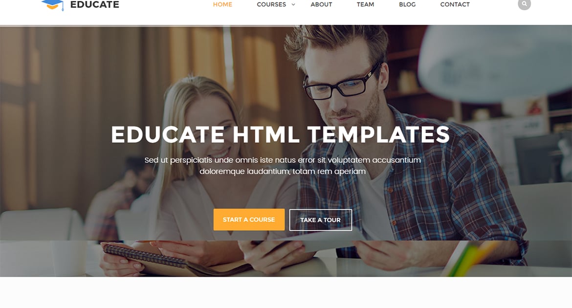 Educate – Education HTML Template Free Download – Envato Elements