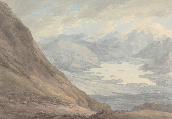 View from Skiddaw over Derwent Water between 1772 and 1782