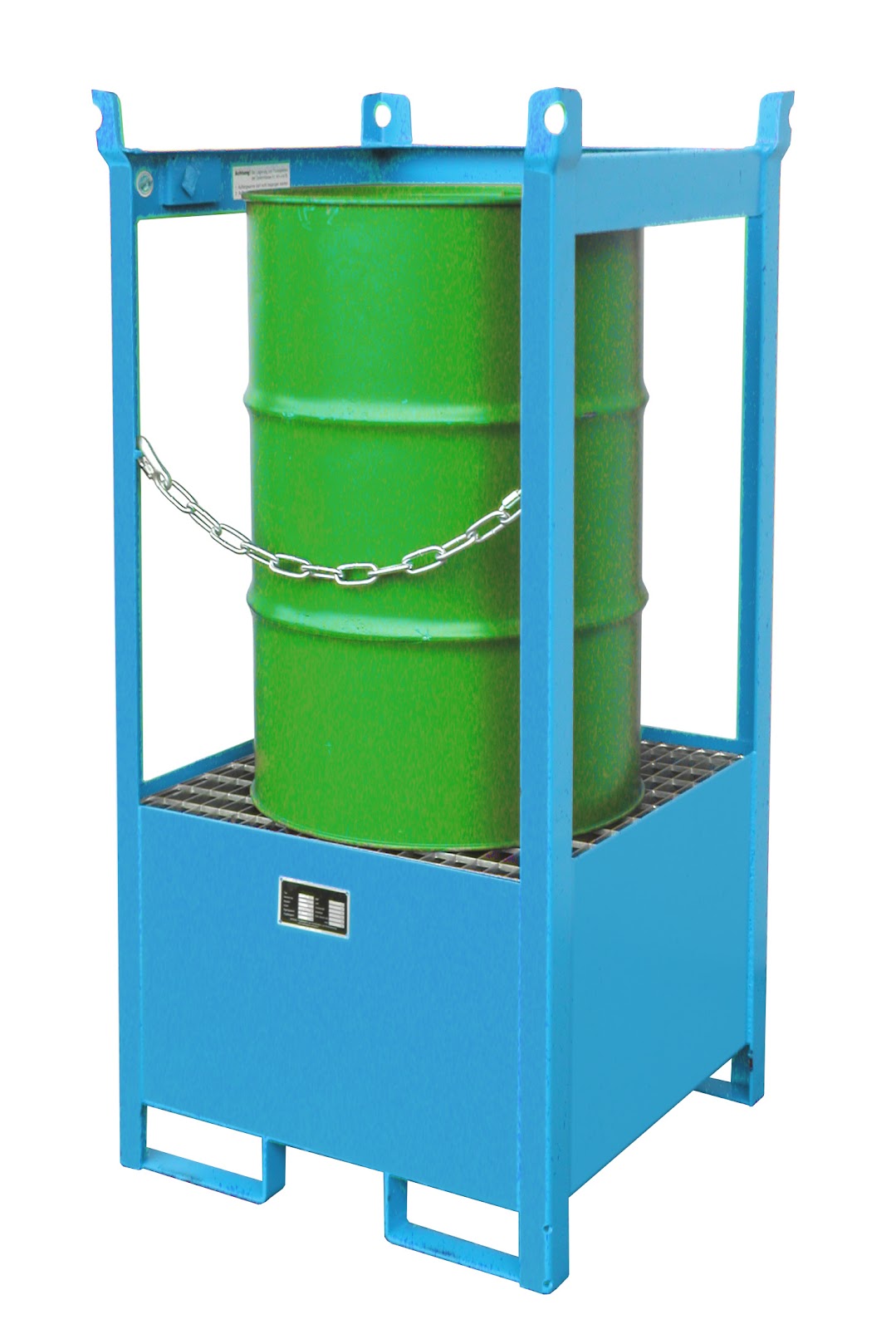 Vaten-stapelpallets FSP-1, gelakt, Lichtblauw