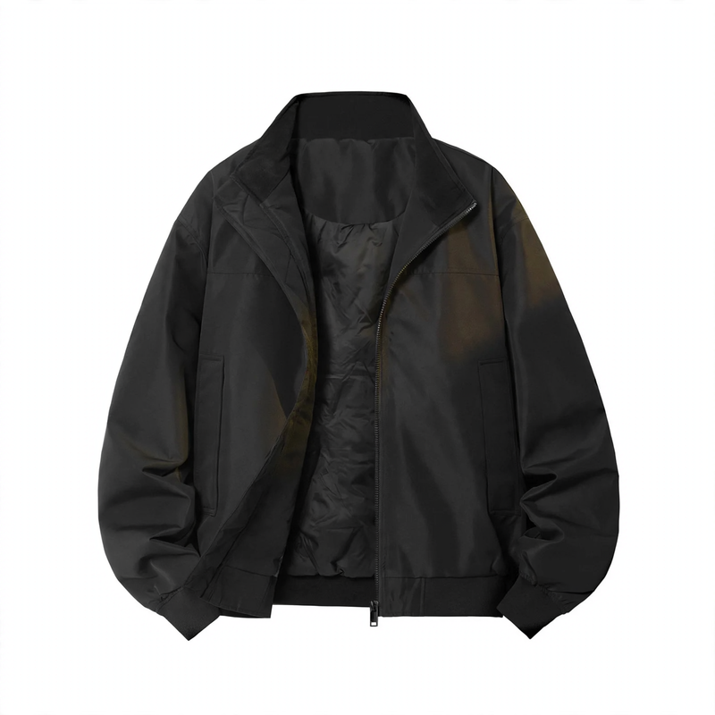 Padded Men's Flight Jacket Made of Down