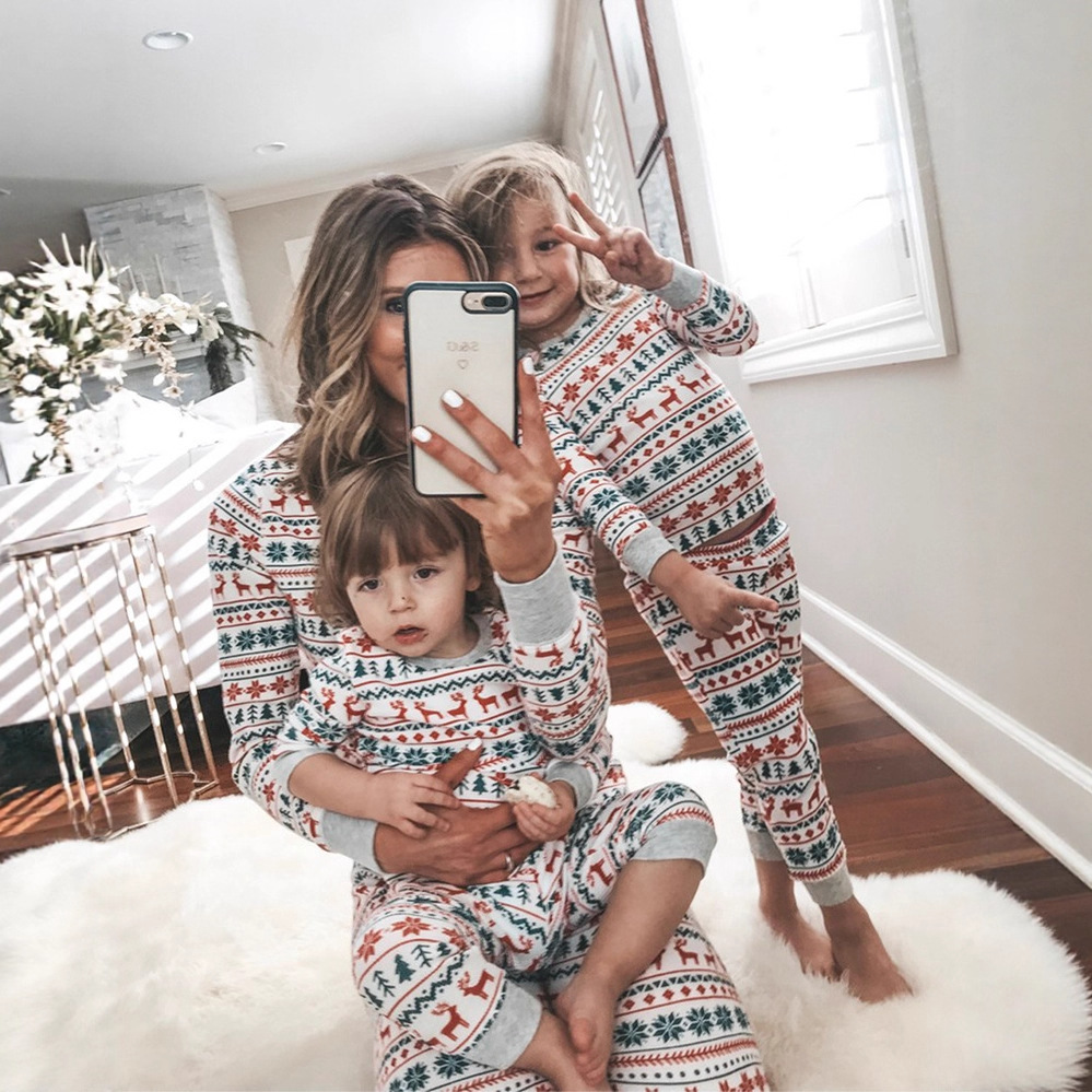 Christmas Family Pajamas, Festive Design