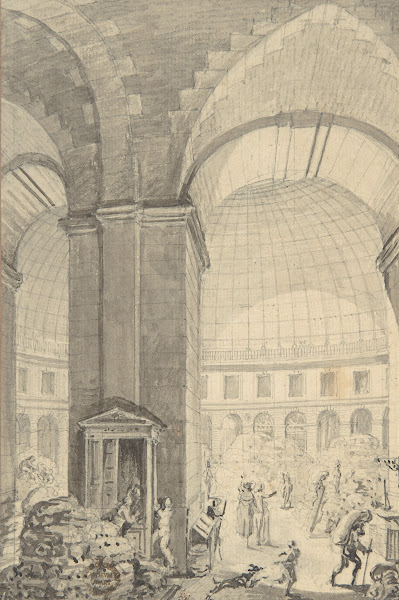 Interior of Halle aux Blés Paris The Corn Exchange