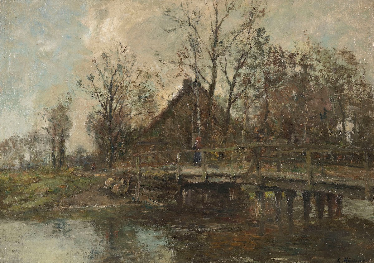 Bauernhof am Wasser 1920