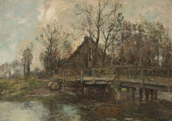 Bauernhof am Wasser 1920