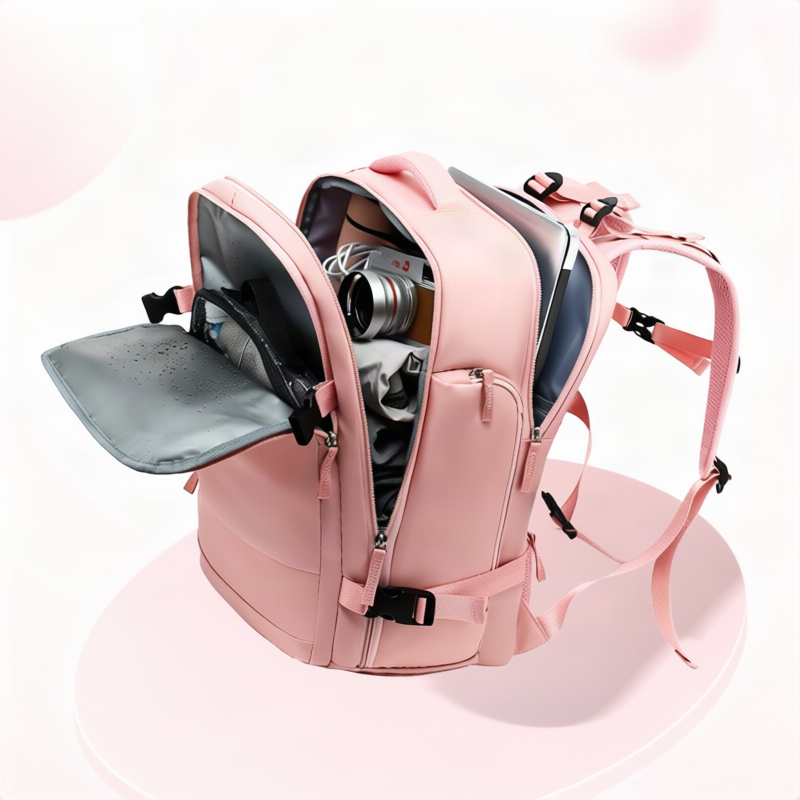 Backpack ladies, 36–55 L, nylon, water-repellent