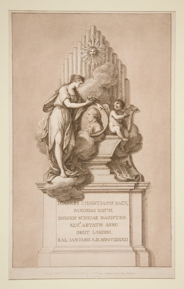 Memorial to Johann ChristianBach 1791