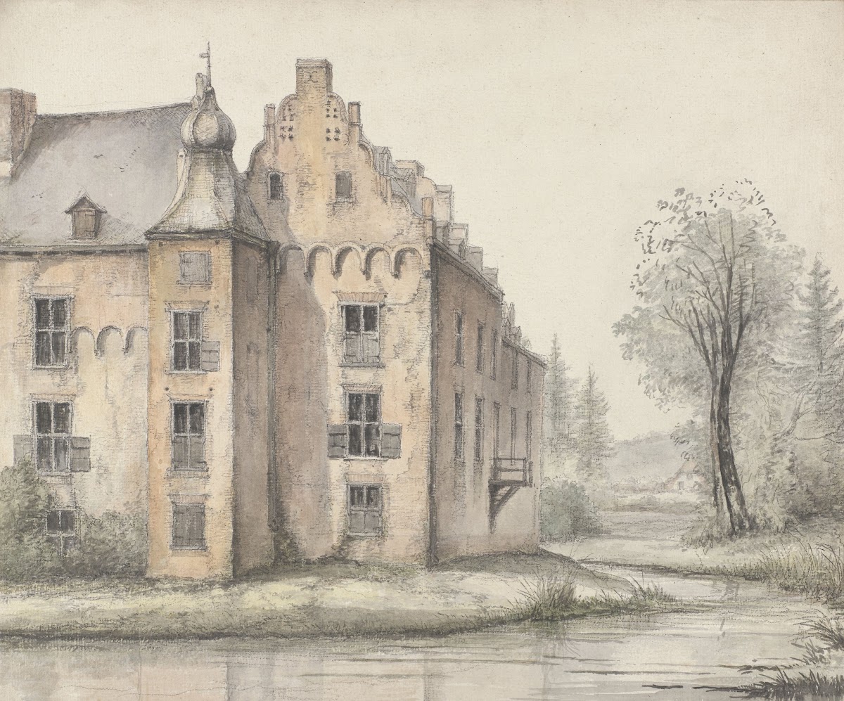 Gezicht op het kasteel Doorwerth 1801   1873