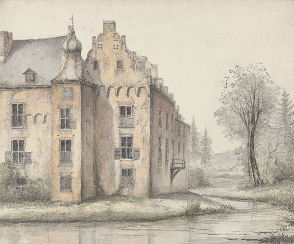 Gezicht op het kasteel Doorwerth 1801   1873
